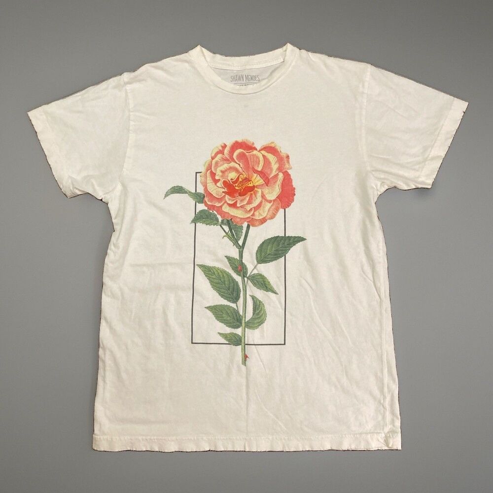 2019 Shawn Mendes Flower The Tour II Music Concert T-Shirt Sz Medium